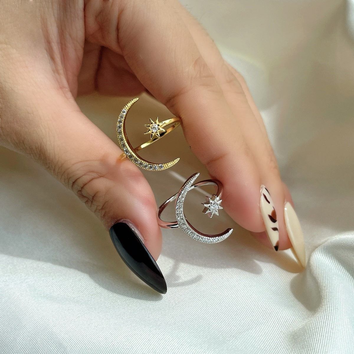 ~Luna Adjustable Ring (Gold Plated)