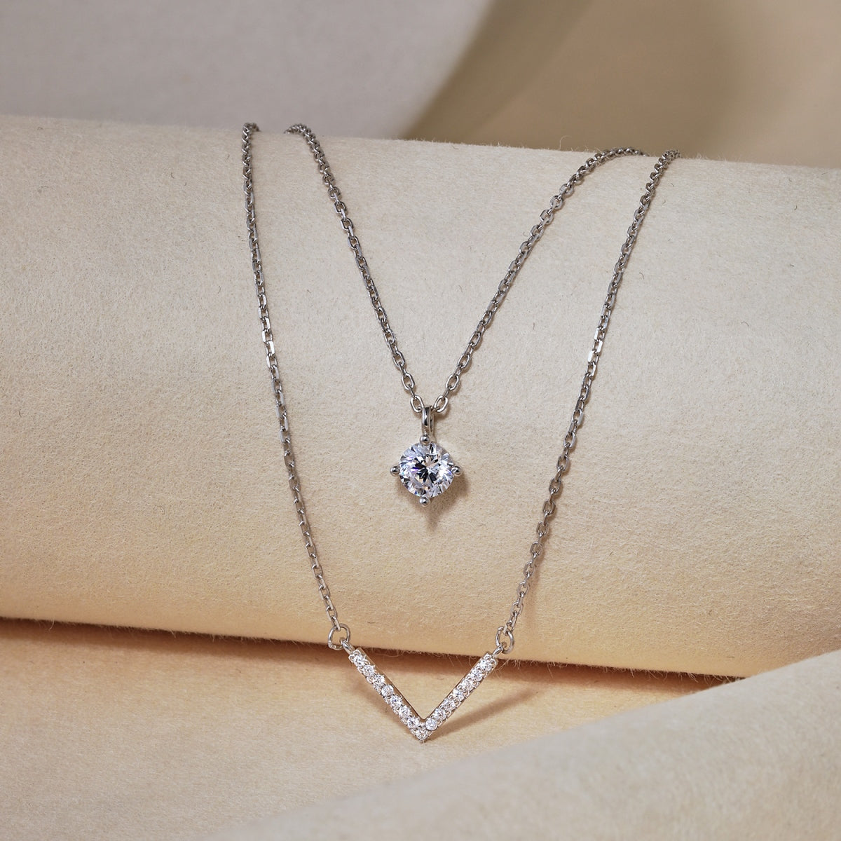 ~Solitaire Necklace
