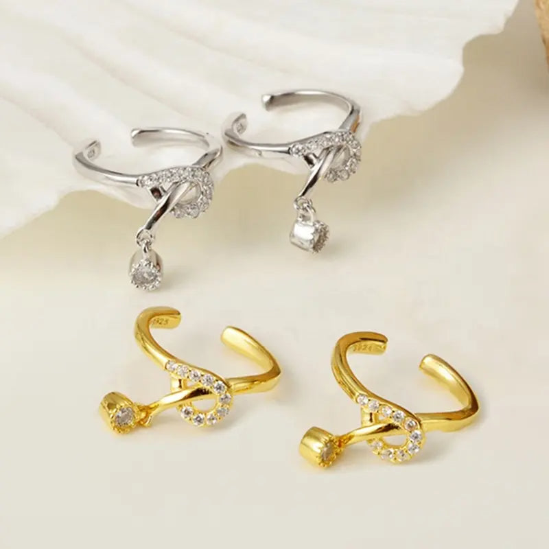 Lee Ear Cuff (Silver) (Single)