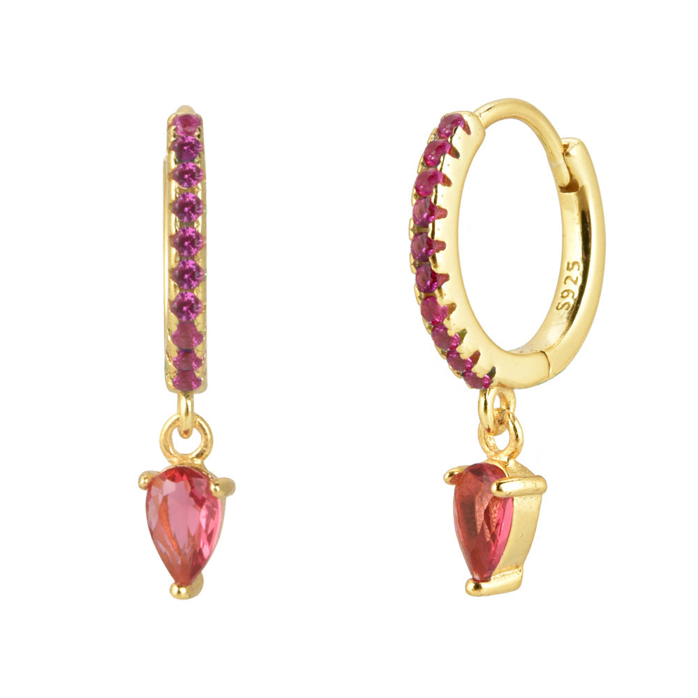Ruby Earrings (Red)